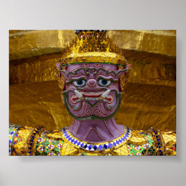 Poster Yahsha statue in Bangkok