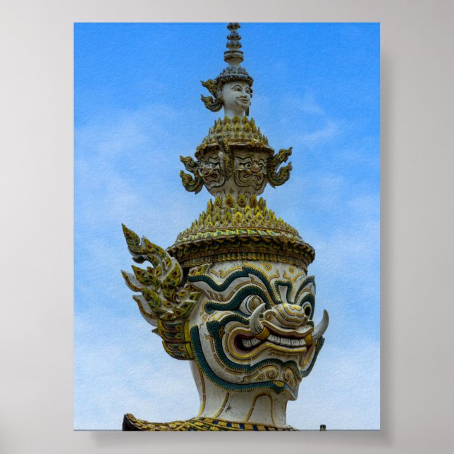 Poster Yahsha statue in Bangkok (Frente)