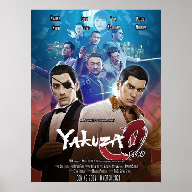 Poster Yakuza 0 Movie (Frente)
