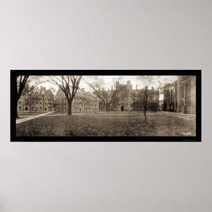 Poster Yale, foto 1909 de New Haven CT