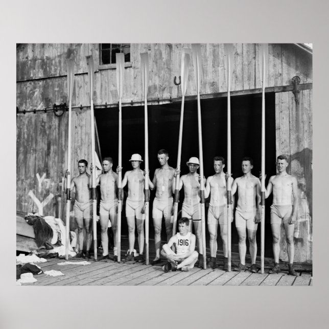 Pôster Yale Freshman Crew: 1916 (Frente)