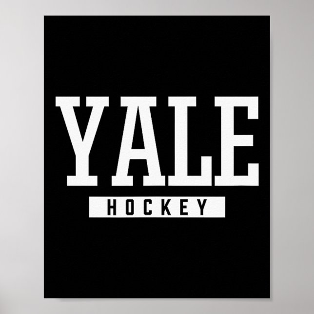 Poster Yale High School Hockey  (Frente)