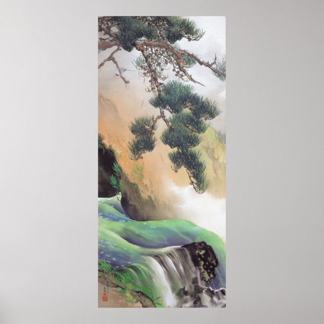 Pôster Yamamoto Shunkyo - Primavera da montanha (Frente)