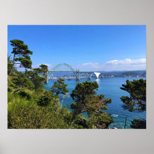 Poster Yaquina Bay Bridge, Newport, Oregon