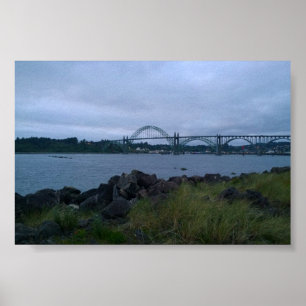 Poster Yaquina Bay Bridge, Newport, Oregon