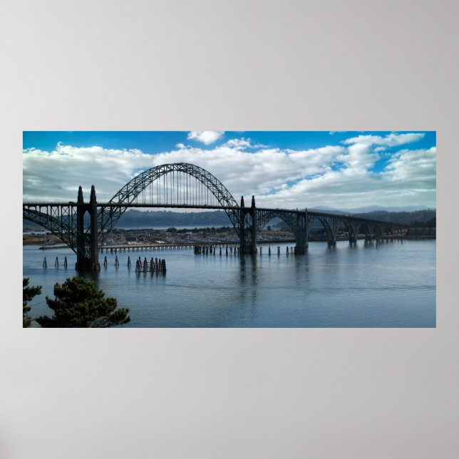 Poster Yaquina Bay Bridge - Oregon Newport (Frente)