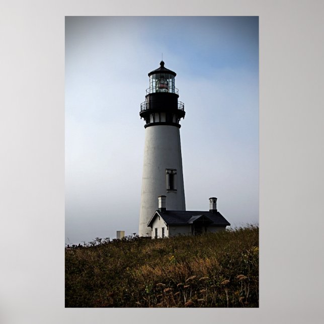 Poster Yaquina Lighthouse Blue (Frente)