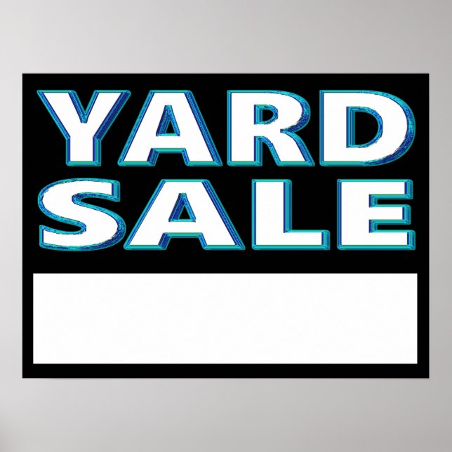 Poster Yard Sale (Frente)