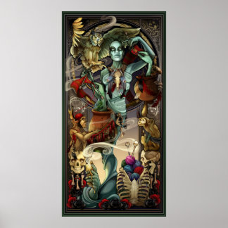 Poster Yarn Zombies "Bridgette" Cheio