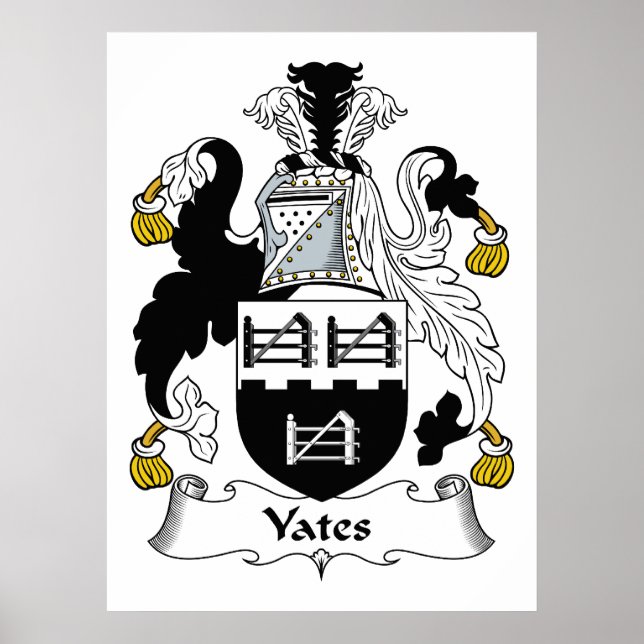 Pôster Yates Family Crest (Frente)