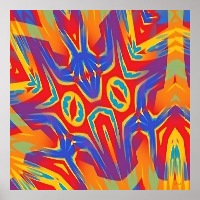 Poster Yawn Over Baphomet Street (Frente)