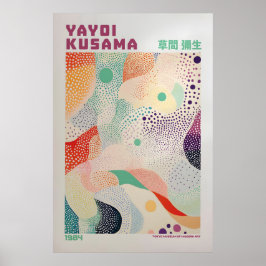 Poster Yayoi Kusama Impressão, Arte Moderna Impressão, Ma