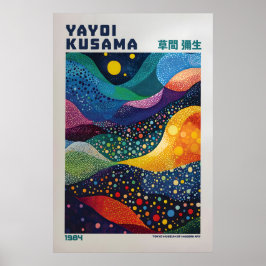 Poster Yayoi Kusama Impressão, Arte Moderna Impressão, Ma