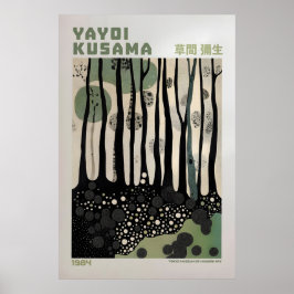 Poster Yayoi Kusama Impressão, Arte Moderna Impressão, Ma
