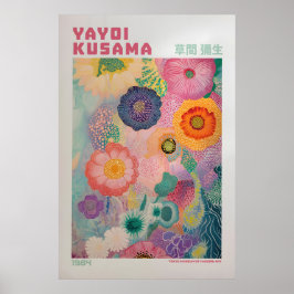 Poster Yayoi Kusama Impressão, Arte Moderna Impressão, Ma