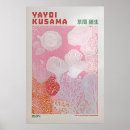 Poster Yayoi Kusama Impressão, Arte Moderna Impressão, Ma
