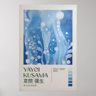 Poster Yayoi Kusama Impressão, Arte Moderna Impressão, Sa