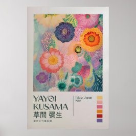 Poster Yayoi Kusama Impressão, Arte Moderna Impressão, Ya