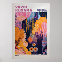 Poster Yayoi Kusama Impressão, Arte Moderna Impressão, Ya