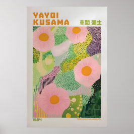 Poster Yayoi Kusama Print, Modern Art Print, Yayoi Kusama