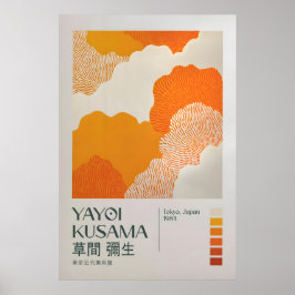 Poster Yayoi Kusama Print, Yayoi Kusama Exhibition