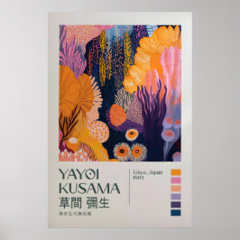 Poster Yayoi Kusama Print, Yayoi Kusama Exhibition