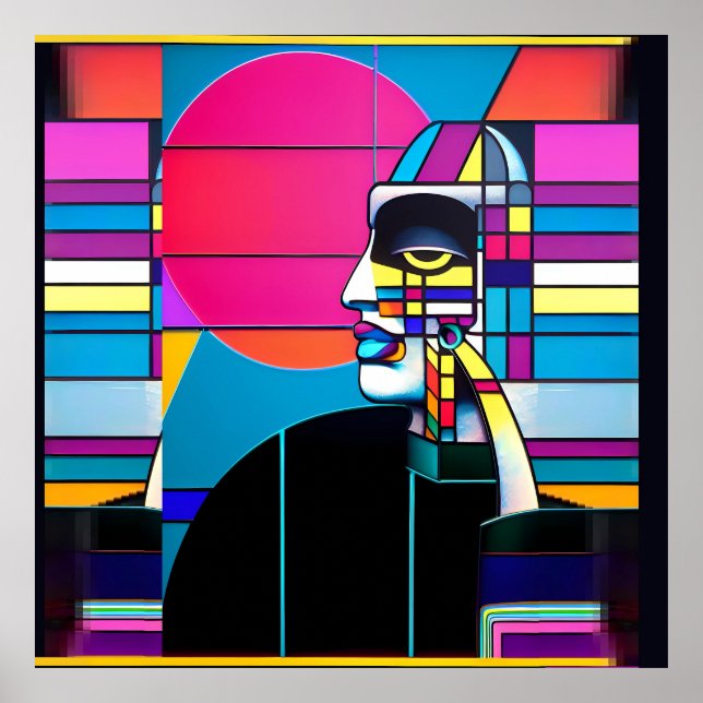 Poster YB1 - Ken Gage New Wave Album Art (Frente)