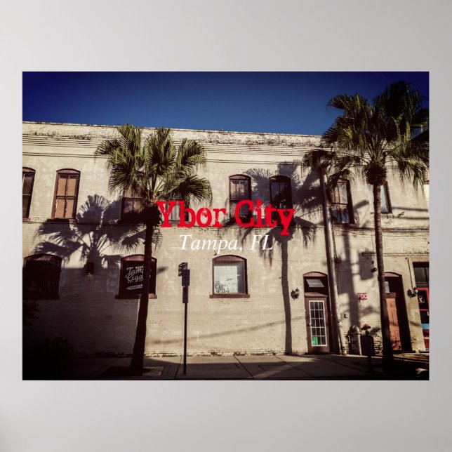 Poster Ybor City, Tampa FLORIDA  (Frente)
