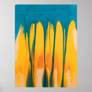 POSTER YELLOW AND BLUE APPAREL