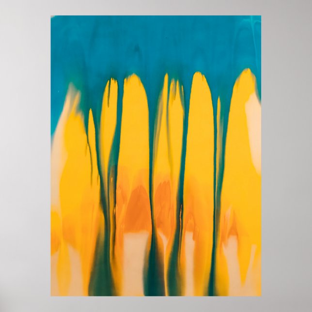 POSTER YELLOW AND BLUE APPAREL (Frente)