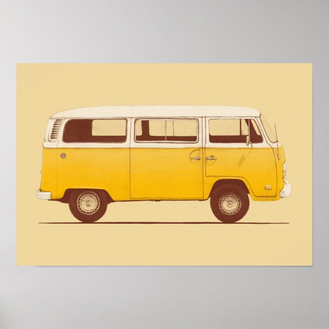 Poster Yellow Van | Florent Bodart (Frente)