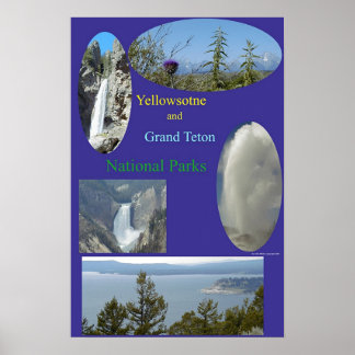 Pôster Yellowstone e Grand Teton