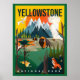 Poster Yellowstone National Park Summer Road TriArt (Frente)