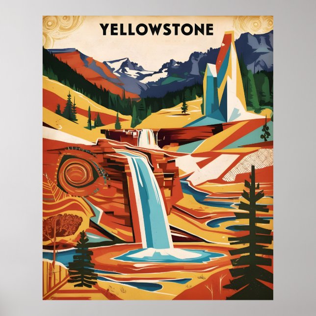 Poster Yellowstone Wonders (Frente)