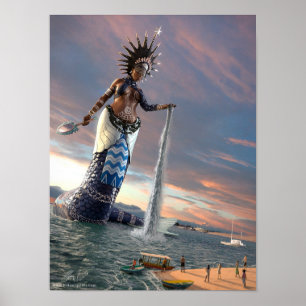 Poster Yemoya/Iemanja