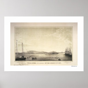 Pôster Yerba Buena (agora São Francisco) Primavera 1837 P