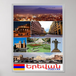 Poster Yerevan - I Love -