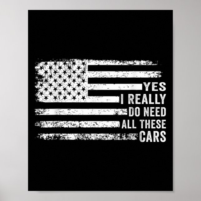 Poster Yes I Really Do Need All These Funny Garage Mechan (Frente)