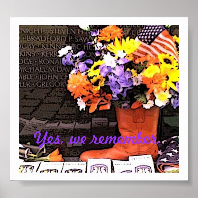 Poster Yes We Remember (Frente)