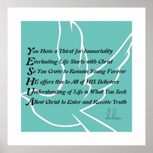 Poster Yeshua Christian Poem