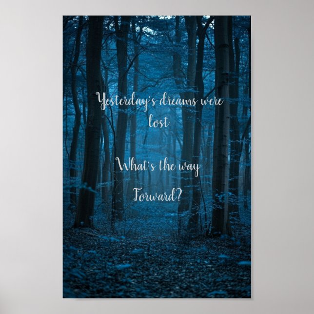 Poster Yesterday's dreams.. (Frente)