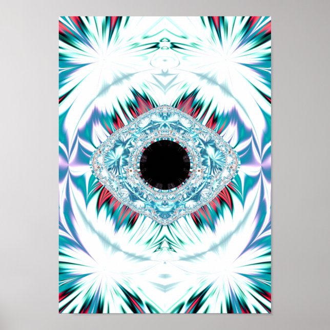 Pôster yeti e o olho sagrado (Frente)