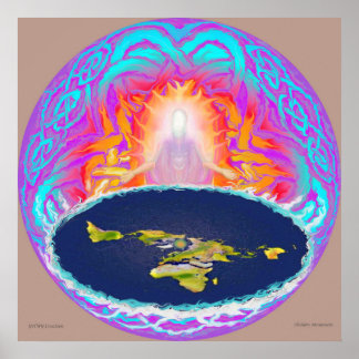 Poster YHWH Criação de pintura original ~ Montanha Oculta