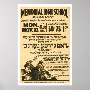 Pôster Yiddish Folk Comedy 1938 WPA