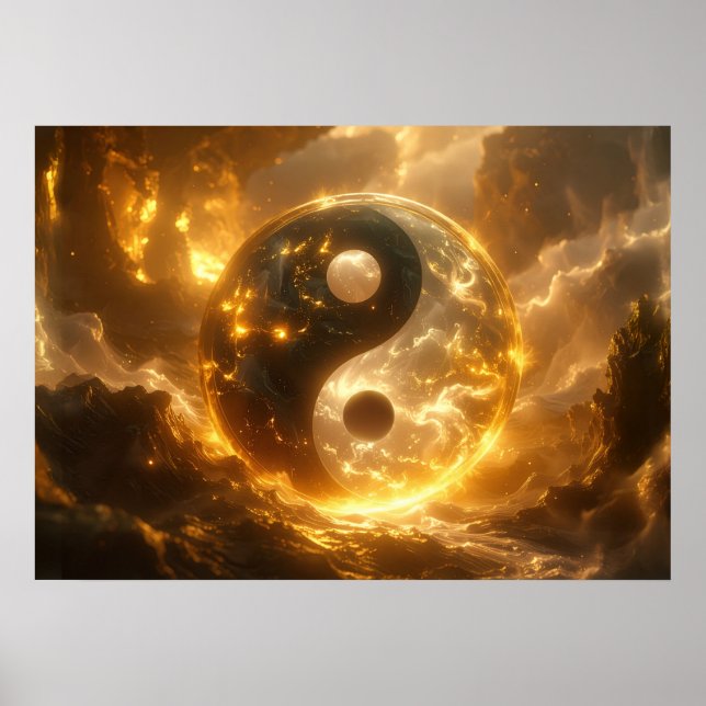 Poster YIN E YANG - Yijing - (Frente)