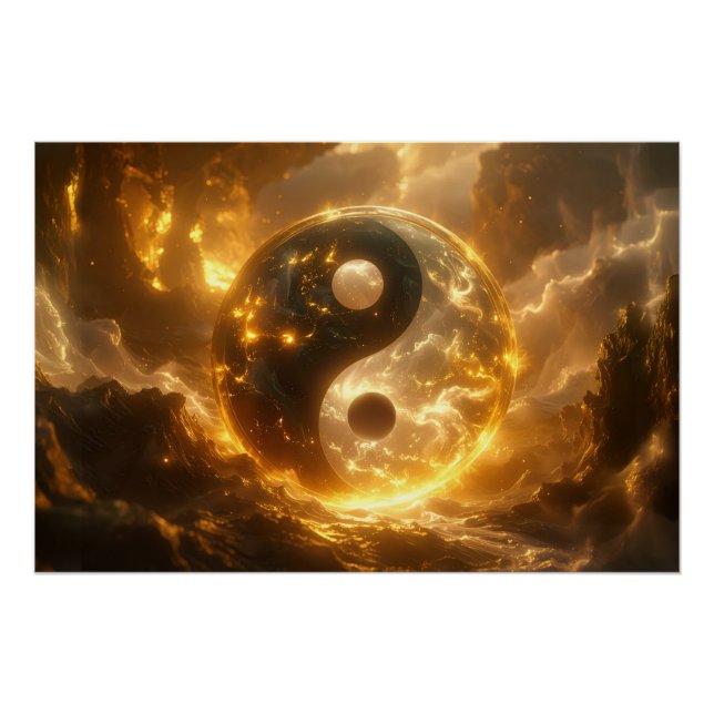 Pôster YIN E YANG - Yijing - (Frente)