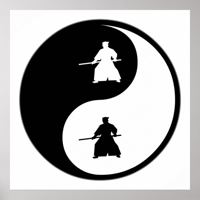 Poster Yin Yang Aikido (Frente)