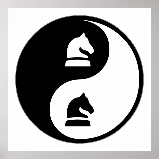Pôster Yin Yang Chess (Frente)