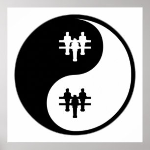 Pôster Yin Yang Foosball
