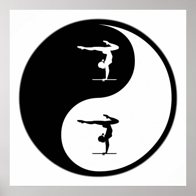 Pôster Yin Yang Gymnastics (Frente)
